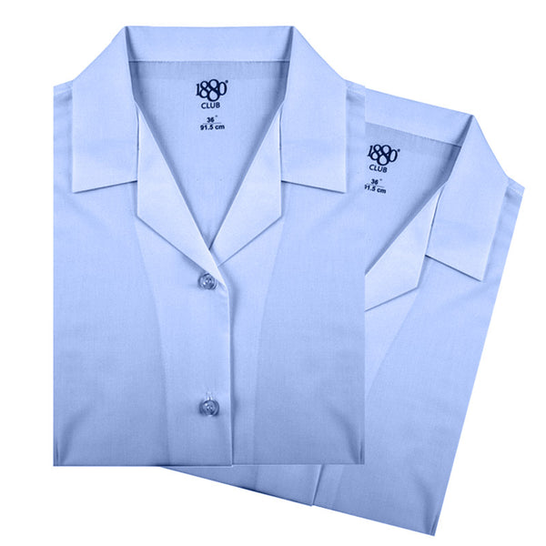 1880 Club Girls Revere School Uniform Blouse in Blue