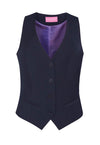 Brook Taverner Scapoli Ladies Waistcoat in Mid Blue