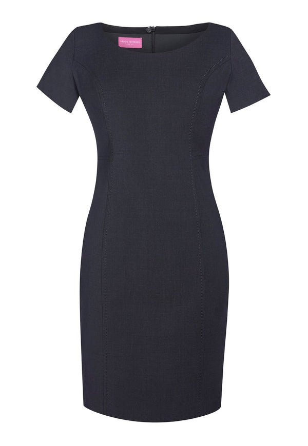 Brook Taverner Teramo Dress in Charcoal