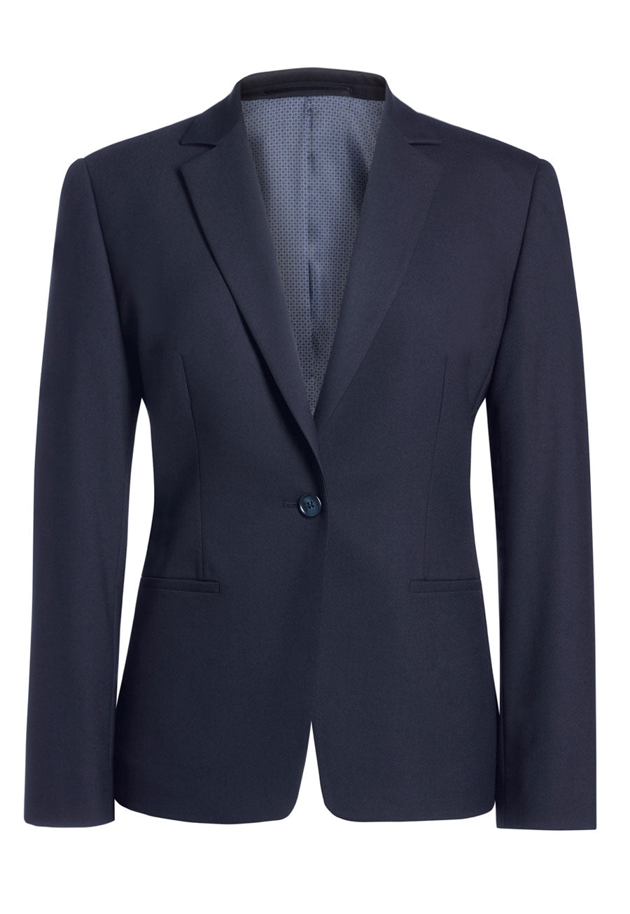 Brook Taverner Cannes Tailored Fit Ladies Jacket in Navy