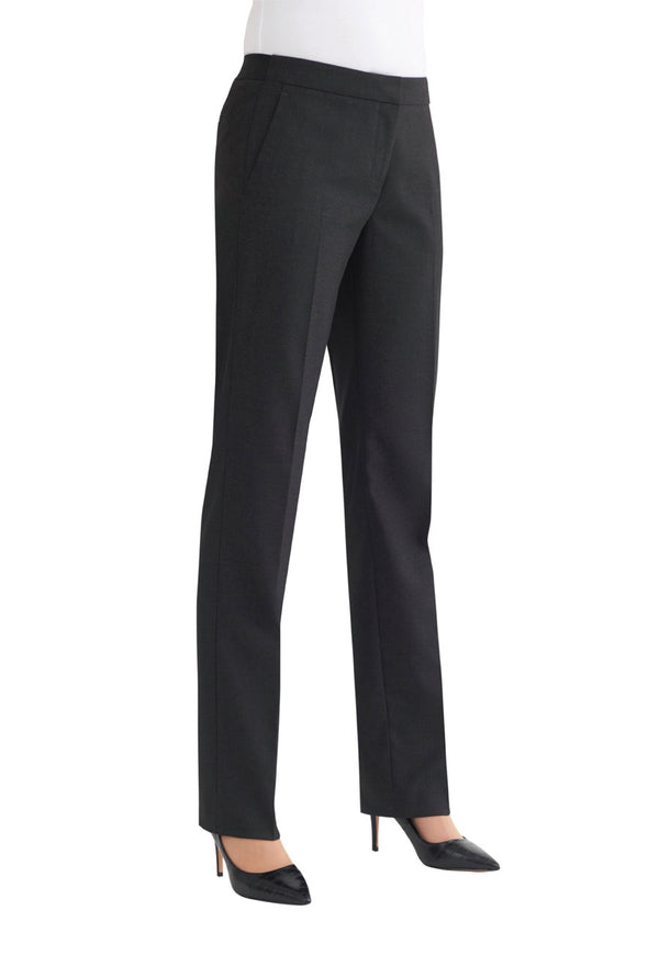 Brook Taverner Reims Tailored Fit Trouser in Charcoal
