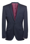 Brook Taverner Pegasus Slim Fit Jacket in Navy Pin/Dot