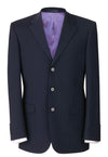 Brook Taverner Imola Classic Fit Jacket in Navy Pinstripe