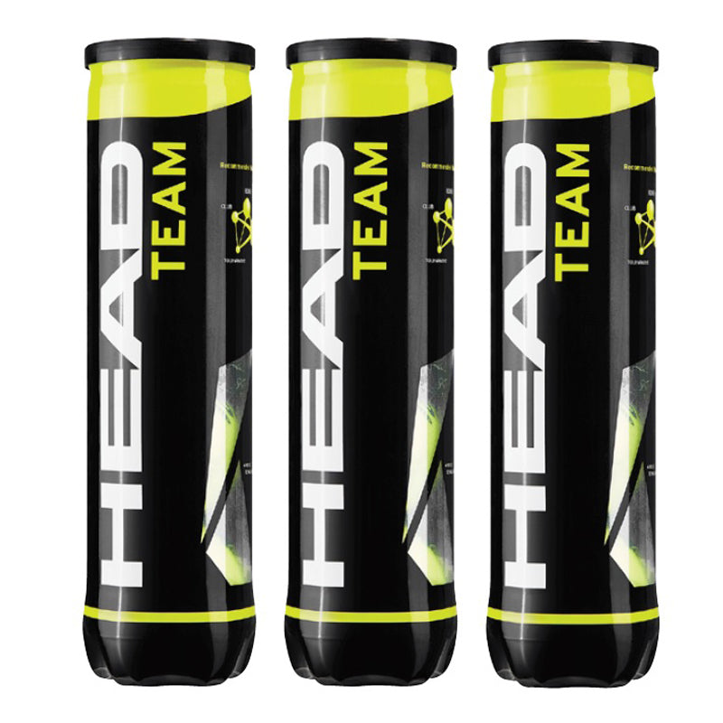 Head Team Tennis Balls Pack of 4 available at Uniformity, Ireland's leading club & school sports teamwear supplier.