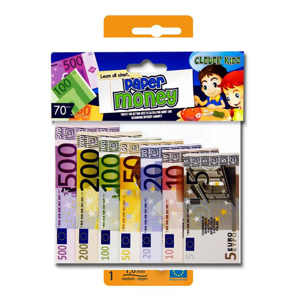 Clever Kidz Ppaper Euro Money Set