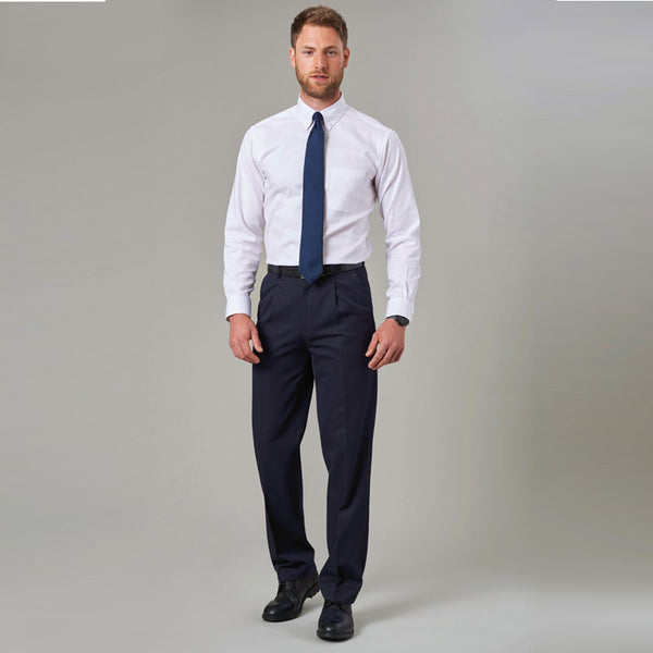 Corporate Wear, Brook Taverner 8515 Delta Single Pleat Trouser available from Uniformity Ireland