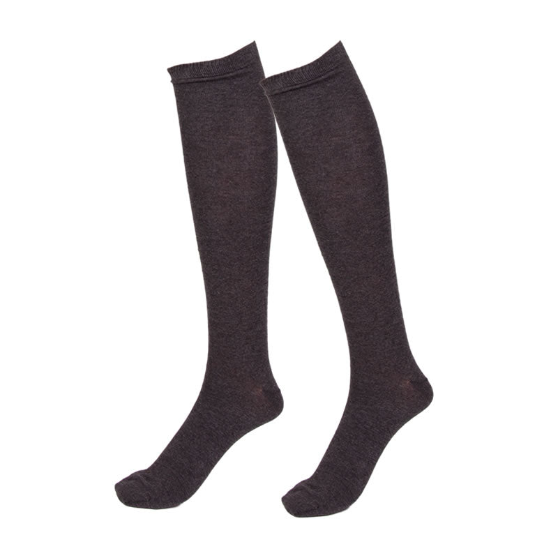 Klassic Black Knee High Socks (2 Pk)