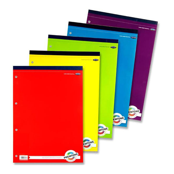 Premtone A4 160pg Refill Pad Top Bound (Asstd. Colours)