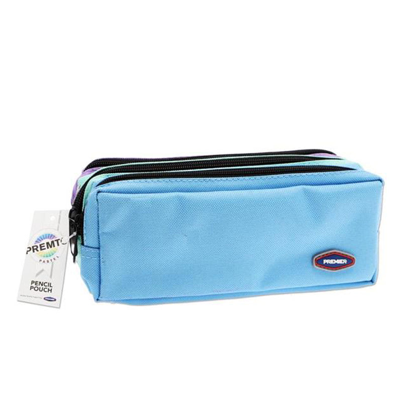 Premto Pastel 3 Pocket Pencil Case