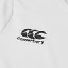 Canterbury Canterbury Club Dry Tee Female in White, Canterbury CCC embroidered logo