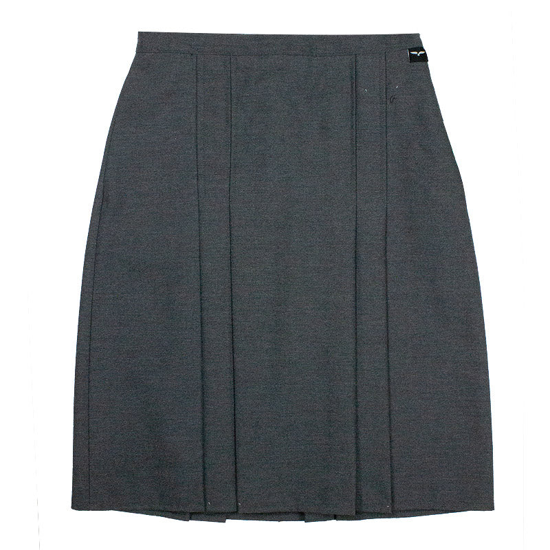 Girl's Grey School Skirt