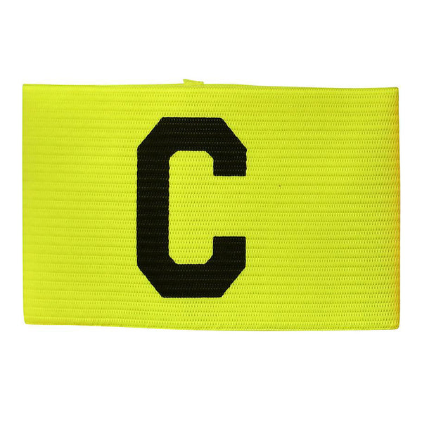 Precision Big C Captains Armband in Fluor Yellow