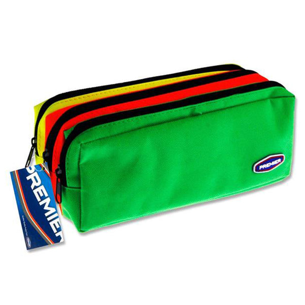 3 Pocket Zip Pencil Case, available from Uniformity, your One-Stop-Shop for all your Back to School Stationery Essentials