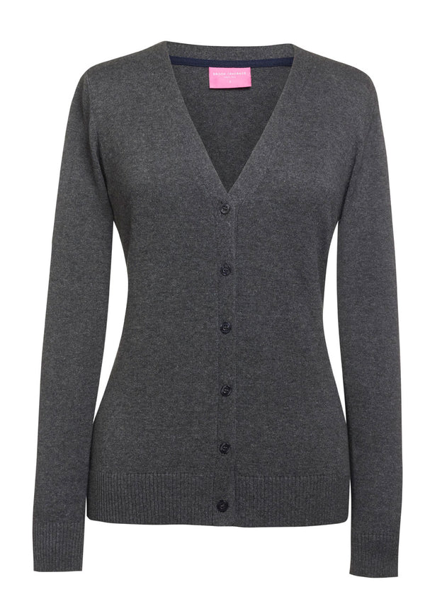 Brook Taverner Augusta V-neck Charcoal Cardigan 