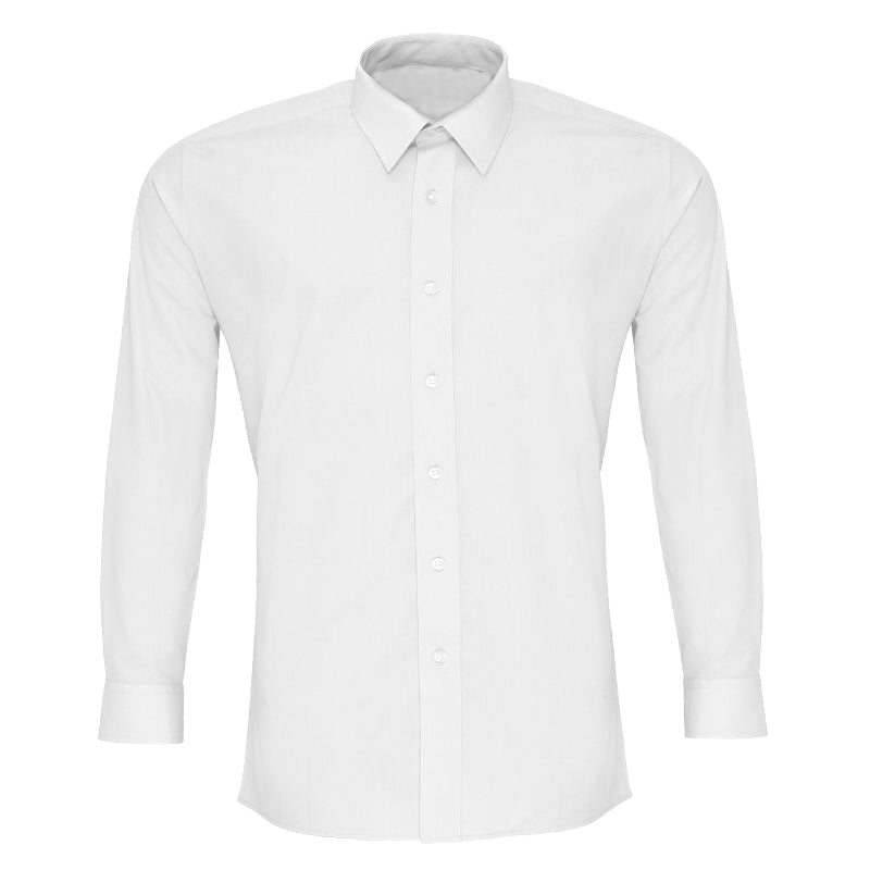 The King's Hospital Boys' 1880 White School Shirt (2 Pk)