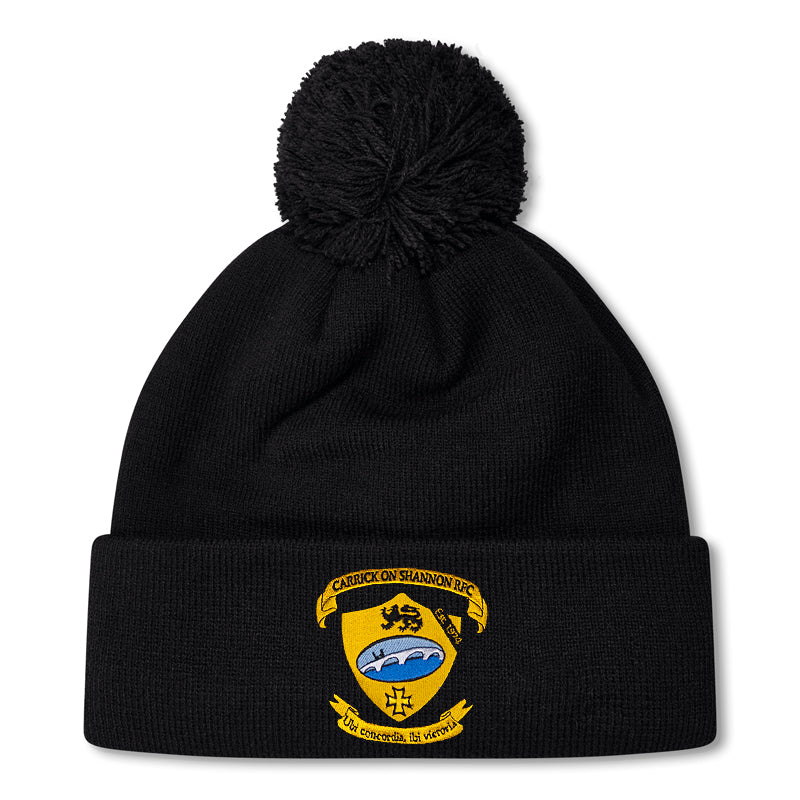 Carrick On Shannon RFC Bobble Hat available from Uniformity 