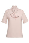 Brook Taverner Flavia Pussy Bow Blouse, front