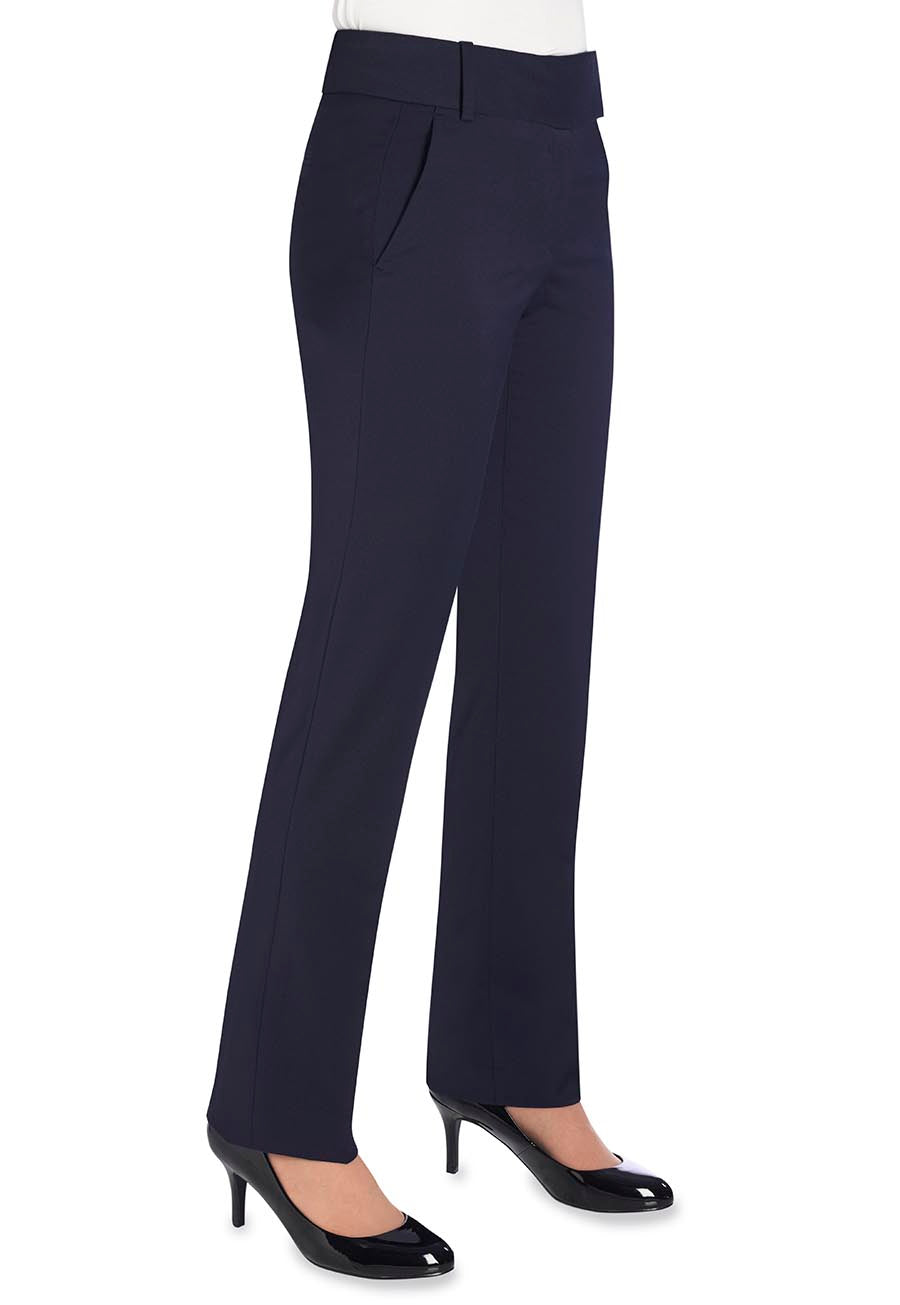 Photo of Brook Taverner Genoa Tailored Leg Trouser Navy