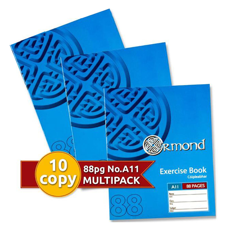 Ormond A11 88 Page Copy Book (10 Pack)