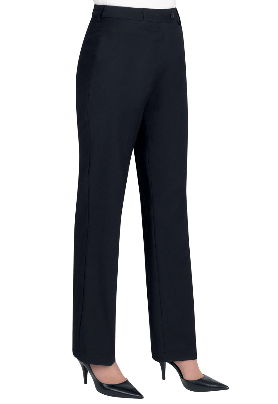 Brook Taverner Varese Straight Leg Trouser in Navy